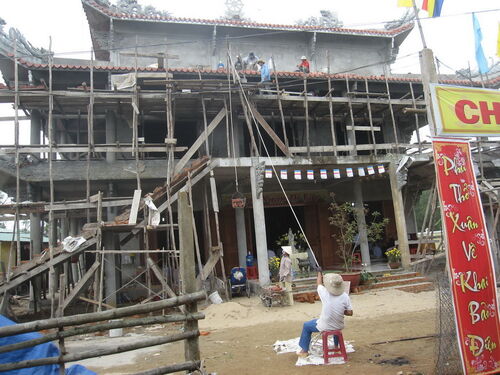 Cập nhật hình ảnh xây dựng và tu học tại chùa Phú Thọ