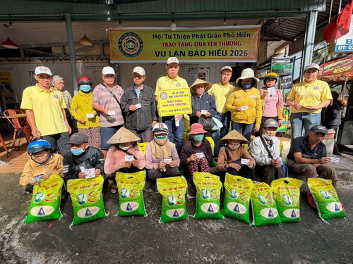 Hình ảnh chương trình từ thiện mùa Vu Lan tại Bảo Lộc